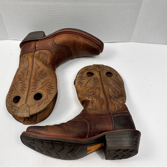 Ariat Heritage Roughstock Cowboy Boot Sz 8.5 - Picture 7 of 7
